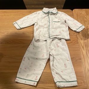 Petite Plume Boys Christmas Pajama Set - Size 12-18 months